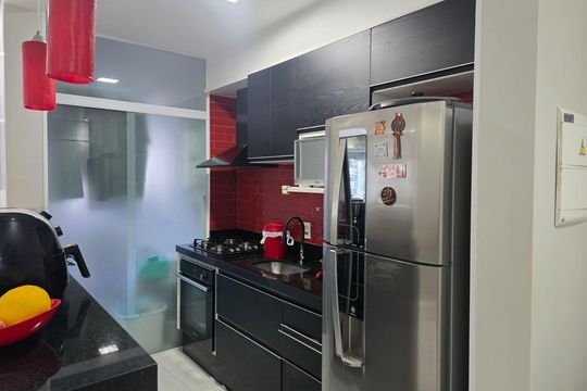 Cozinha  de apartamento para alugar com 2 quartos, 80m² em Jardim Flor da Montanha, Guarulhos