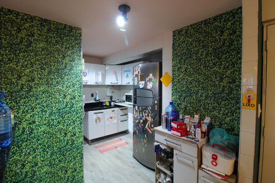 Cozinha de apartamento à venda com 3 quartos, 130m² em Jardim Olympia, São Paulo