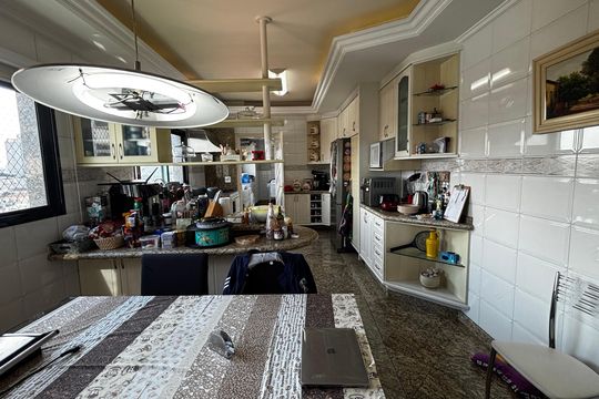 Cozinha de apartamento à venda com 3 quartos, 202m² em Jardim, Santo André