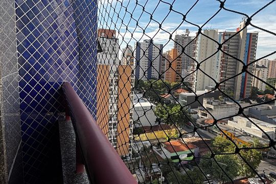 Varanda da Suíte 3 de apartamento à venda com 3 quartos, 202m² em Jardim, Santo André