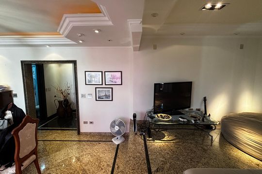 Sala  de apartamento à venda com 3 quartos, 202m² em Jardim, Santo André