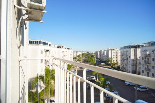 Varanda da Sala de apartamento à venda com 3 quartos, 93m² em Santos Dumont, São Leopoldo