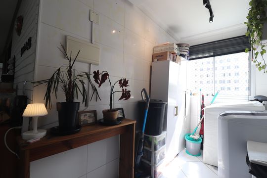 Área de Serviço de apartamento à venda com 3 quartos, 80m² em Parque Itrapoã, Santo André