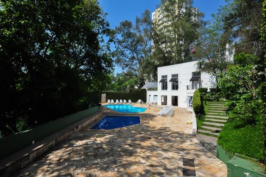 Piscina de casa de condomínio à venda com 4 quartos, 394m² em Jardim Ampliacao, São Paulo