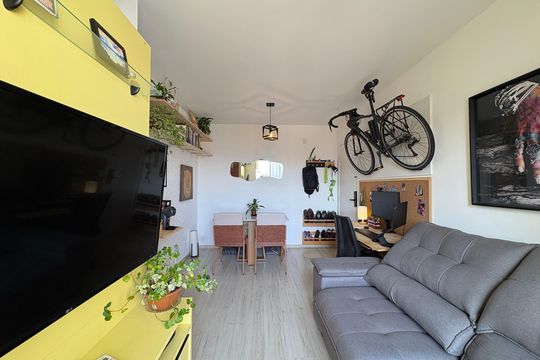 Sala de apartamento à venda com 2 quartos, 50m² em Vila Siqueira (zona Norte), São Paulo