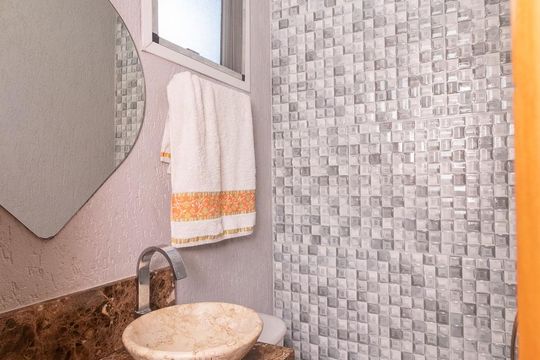 Lavabo de casa de condomínio à venda com 3 quartos, 100m² em Jardim Santa Maria, São Paulo