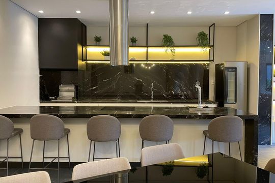Espaço Gourmet de apartamento à venda com 3 quartos, 105m² em Jardim das Paineiras, Campinas