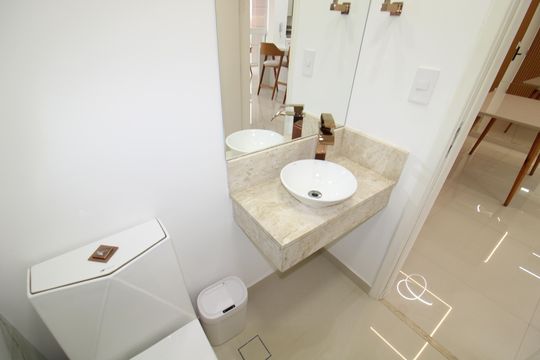 Lavabo de apartamento para alugar com 3 quartos, 120m² em Santana, São Paulo