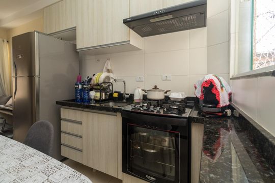 Cozinha de apartamento à venda com 2 quartos, 36m² em Vila Ema, São Paulo