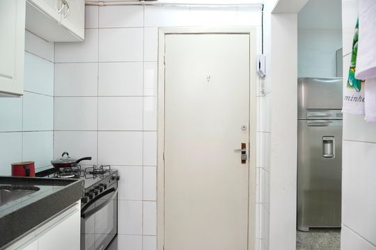 Cozinha de apartamento à venda com 2 quartos, 178m² em Funcionários, Belo Horizonte