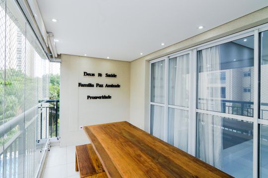 Varanda da Sala de apartamento para alugar com 3 quartos, 80m² em Jardim Flor da Montanha, Guarulhos