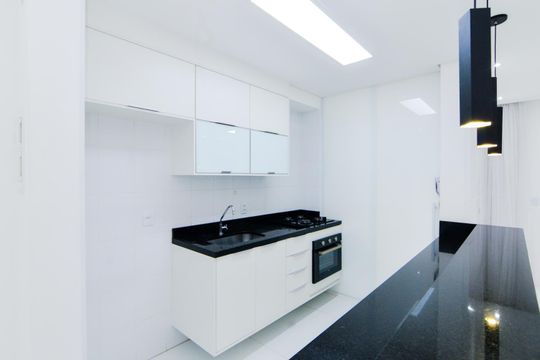 Cozinha de apartamento para alugar com 3 quartos, 80m² em Jardim Flor da Montanha, Guarulhos
