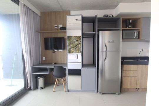 Sala/Cozinha de kitnet/studio à venda com 1 quarto, 28m² em Vila Mariana, São Paulo