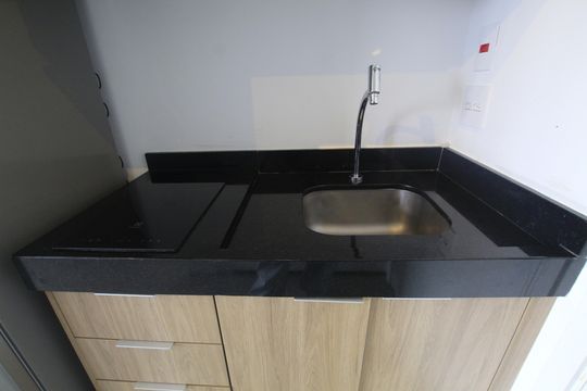 Cozinha de kitnet/studio à venda com 1 quarto, 28m² em Vila Mariana, São Paulo