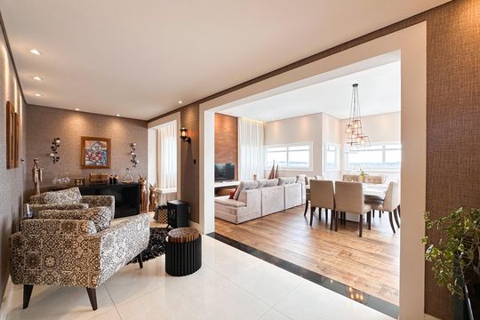 Sala de estar de apartamento à venda com 4 quartos, 153m² em Planalto, São Bernardo do Campo