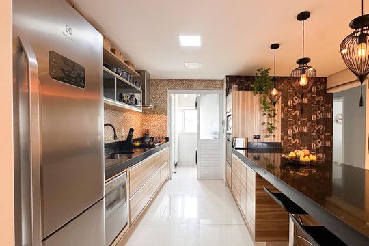 Cozinha de apartamento à venda com 4 quartos, 153m² em Planalto, São Bernardo do Campo
