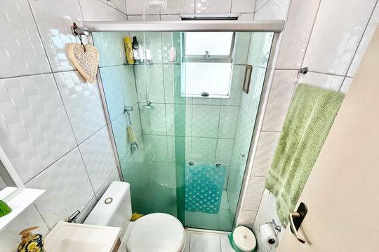 Banheiro de apartamento à venda com 2 quartos, 78m² em Parque Mandaqui, São Paulo
