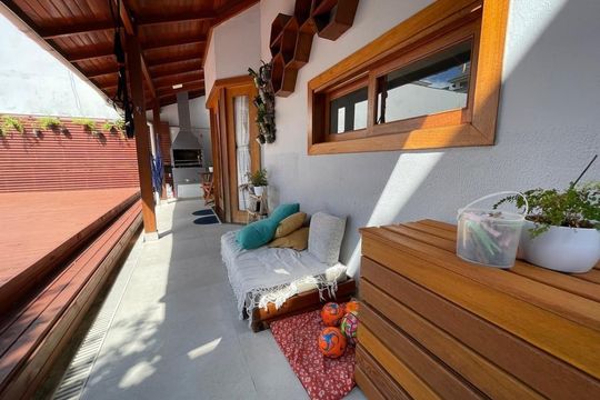 Área Comum - Churrasqueira de casa para alugar com 3 quartos, 197m² em Itaguaçu, Florianópolis