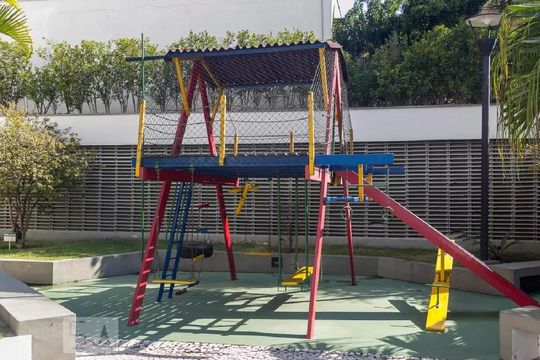 Área comum de apartamento à venda com 2 quartos, 70m² em Indianópolis, São Paulo
