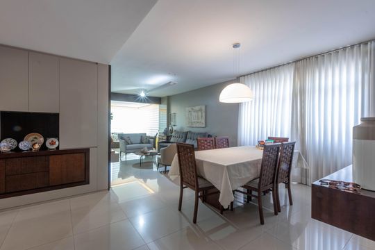 Sala de apartamento à venda com 4 quartos, 180m² em Buritis, Belo Horizonte