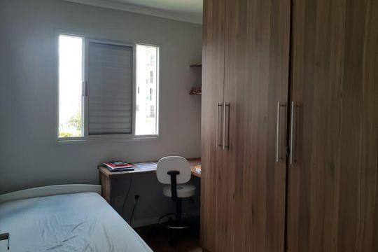 Quarto de apartamento à venda com 2 quartos, 50m² em Jardim Myrian Moreira da Costa, Campinas