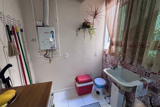 Área de Serviço de apartamento à venda com 2 quartos, 43m² em Vargem Pequena, Rio de Janeiro