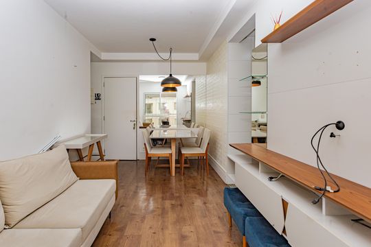 Sala de apartamento para alugar com 2 quartos, 59m² em Vila Vera, São Paulo