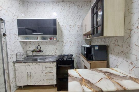 Cozinha de apartamento à venda com 1 quarto, 37m² em Centro Histórico de São Paulo, São Paulo