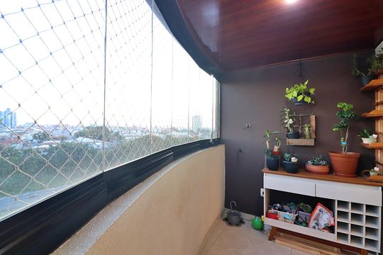 Varanda gourmet de apartamento à venda com 3 quartos, 106m² em Jardim do Mar, São Bernardo do Campo