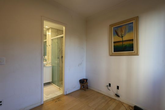 suíte de apartamento à venda com 3 quartos, 72m² em Vila Andrade, São Paulo