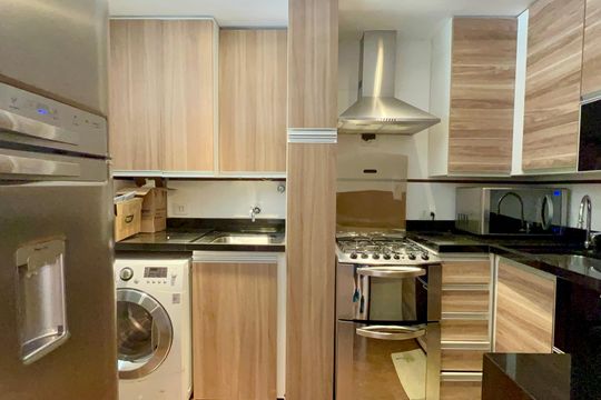 Cozinha de apartamento à venda com 2 quartos, 80m² em Jardim Paulista, São Paulo