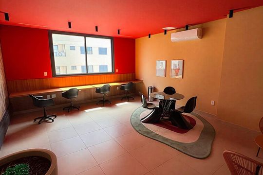 Coworking de kitnet/studio para alugar com 1 quarto, 52m² em Setor Bueno, Goiânia
