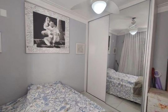 Quarto 1 de apartamento para alugar com 2 quartos, 47m² em Castelo, Belo Horizonte