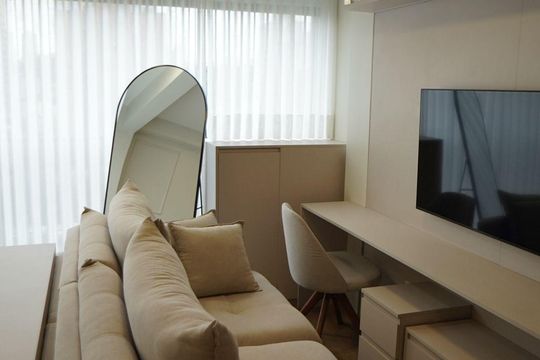 Sala de apartamento à venda com 1 quarto, 35m² em Pinheiros, São Paulo