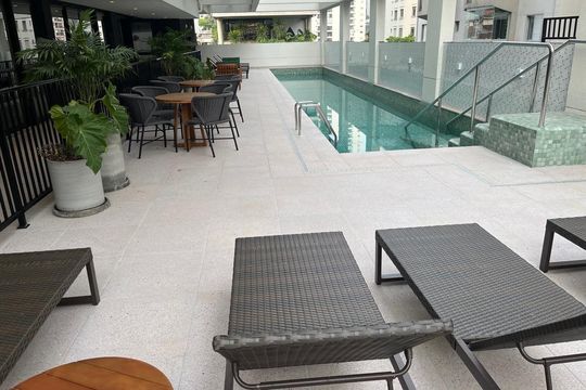 Área externa de apartamento à venda com 1 quarto, 35m² em Pinheiros, São Paulo