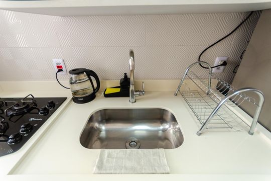 Cozinha de apartamento à venda com 2 quartos, 46m² em Jardim Iris, São Paulo