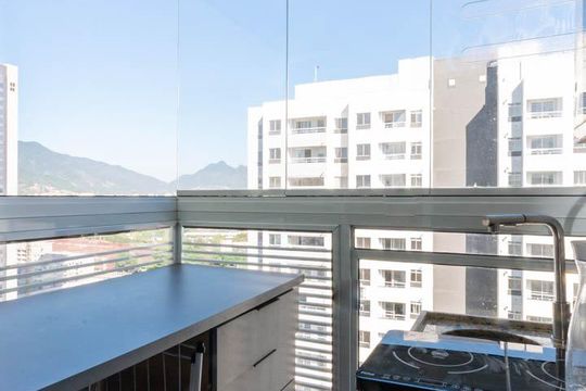 Varanda da Sala de kitnet/studio para alugar com 1 quarto, 33m² em Santo Cristo, Rio de Janeiro