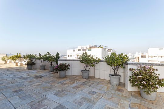 Área comum de apartamento para alugar com 1 quarto, 37m² em Indianópolis, São Paulo