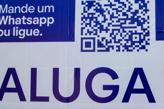 Placa de apartamento para alugar com 2 quartos, 54m² em Samambaia, Brasília