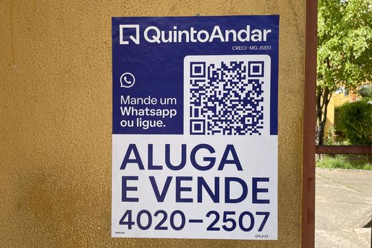 Placa de apartamento à venda com 2 quartos, 70m² em Granja de Freitas, Belo Horizonte