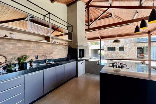 Cozinha de casa para alugar com 3 quartos, 694m² em Santa Branca, Belo Horizonte