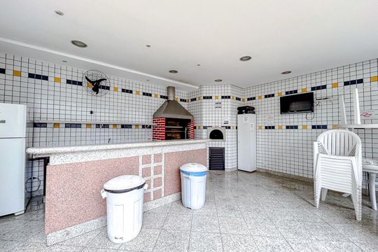Área comum - Churrasqueira de apartamento para alugar com 3 quartos, 127m² em Vila Gomes Cardim, São Paulo