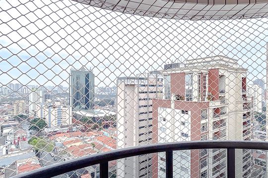 Varanda de apartamento para alugar com 3 quartos, 127m² em Vila Gomes Cardim, São Paulo