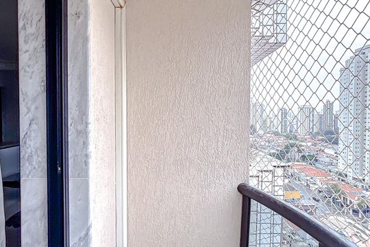 Varanda de apartamento para alugar com 3 quartos, 127m² em Vila Gomes Cardim, São Paulo