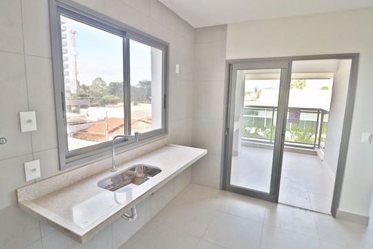 Cozinha de apartamento para alugar com 3 quartos, 92m² em Patrimônio, Uberlândia