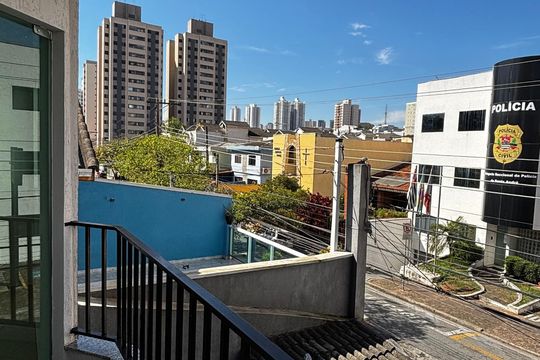 Sala Varanda de apartamento para alugar com 3 quartos, 74m² em Vila Valparaíso, Santo André
