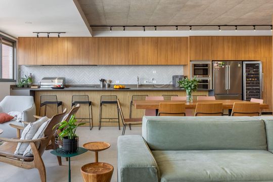 Cozinha de apartamento à venda com 4 quartos, 221m² em Perdizes, São Paulo