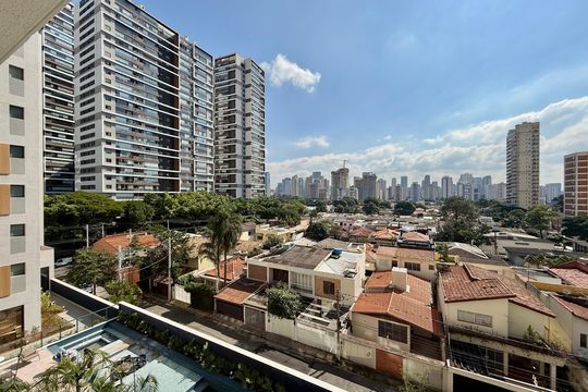 Vista de apartamento à venda com 3 quartos, 151m² em Brooklin, São Paulo