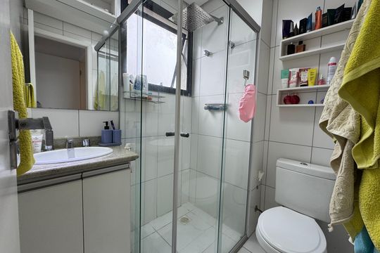 Banheiro da Suíte de apartamento à venda com 3 quartos, 72m² em Vila Osasco, Osasco