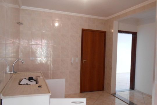 Cozinha de apartamento para alugar com 3 quartos, 75m² em Vila Valparaíso, Santo André